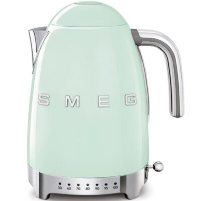 Smeg Retro Style Aesthetic Electric KettlePastel Green KLF04PGAU