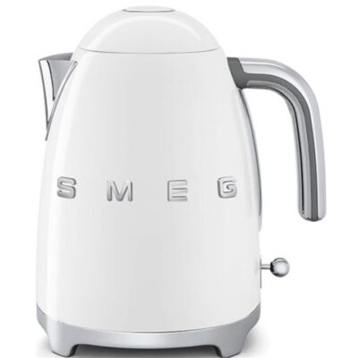 Smeg 50's Retro Style Aesthetic Electric KettleWhite KLF03WHAU