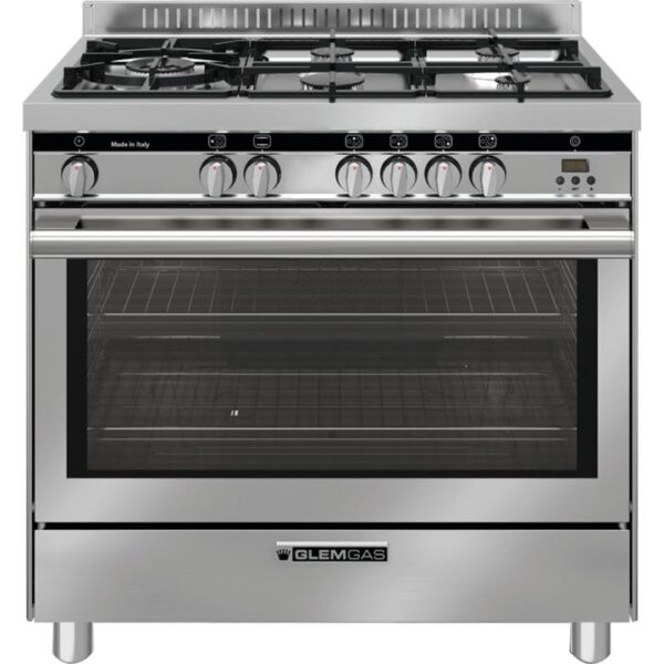 Glem Gas 90cm Stainless Steel Gas Cooker GS965GG