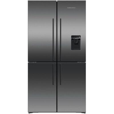 Fisher & Paykel 538L Quad Door Refrigerator - Black Stainless Steel RF605QDUVB2