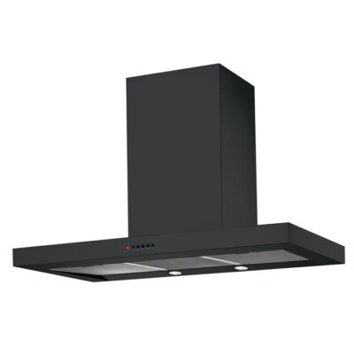 Chef 90cm Canopy RangehoodBlack CRC914DB