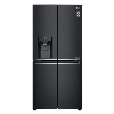 LG 506L Slim Non-Plumbed French Door Fridge Matte Black GFL570MBNL