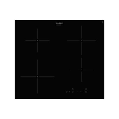 Chef 60cm 4 Zone Induction Cooktop CHI644BB
