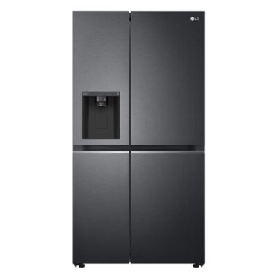 LG 635L Side by Side Fridge in Matte Black Finish GS-L635MBL