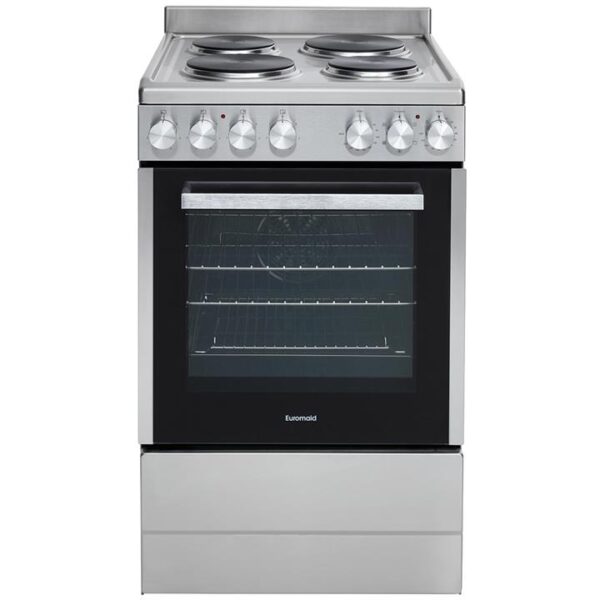 Euromaid 54cm Electric Freestanding Cooker Stainless Steel EFS54FC-SES