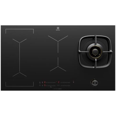 Electrolux 90cm UltimateTaste 900 Hybrid Induction with Gas Burner Cooktop EHH957BE