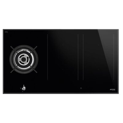 Smeg 90cm Gas/Induction Cooktop SAIG3953B