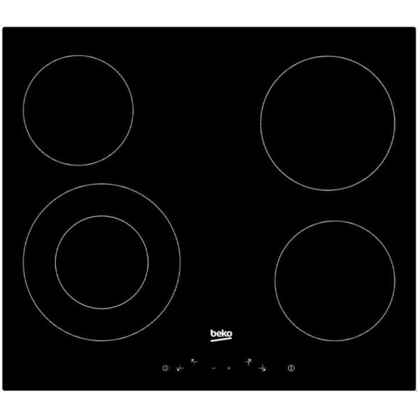 Beko 60cm Vitroceramic 4 Zone Cooktop HIC644021