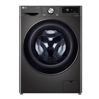 LG 12kg Front Load Washing Machine with Steam+ Black WV9-1412B