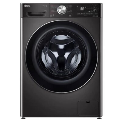 LG 12kg Series 10 Front Load Washer - Black WV10-1412B