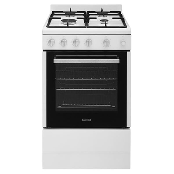 Euromaid 54cm Gas Freestanding Cooker EFS54FC-SGW