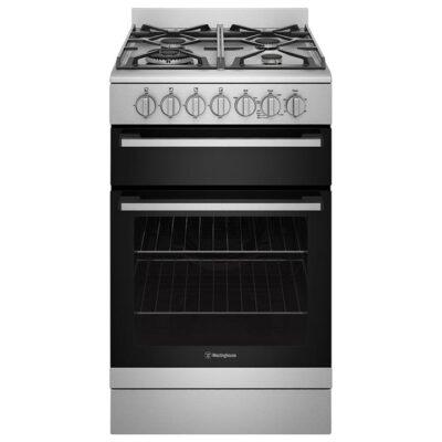 Westinghouse 54cm Dual Fuel Freestanding Cooker With Separate Grill WFE512SC