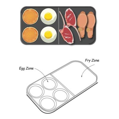 Glem Gas Breakfast Griddle Plate EGPL1