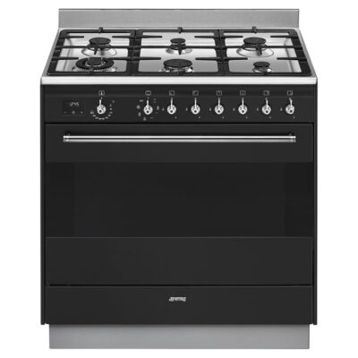 Smeg 90cm Dual Fuel Anthracite Freestanding Cooker FS9608AS-1