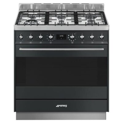 Smeg 90cm Classic Freestanding Cooker Matte Black CSP9GMMNA1