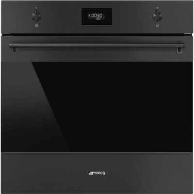 Smeg 60cm Classic Pyrolitic Oven Black SOPA6301TN