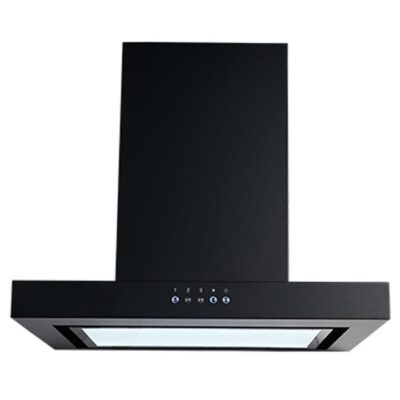 Omega 60cm Canopy Rangehood - Black ORC60MB
