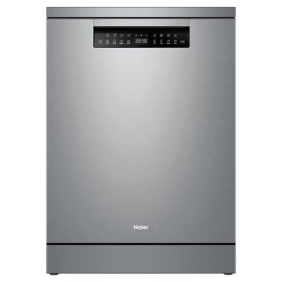 Haier 15 PL Freestanding Dishwasher, Steam - Satina HDW15F3S1