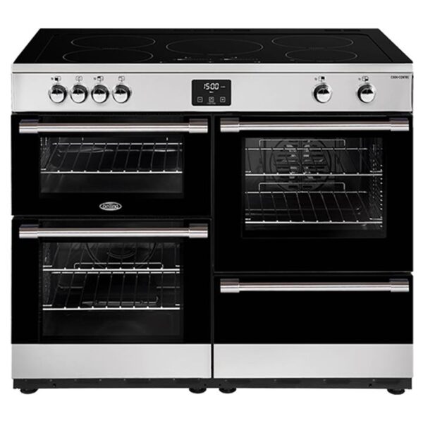 Belling CookCentre Deluxe 110cm Induction Range Cooker - Stainless Steel BCC1100ISS