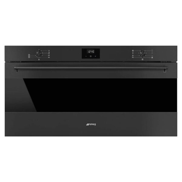 Smeg Classic 90cm Thermoseal Oven Matte Black SFRA9300TN