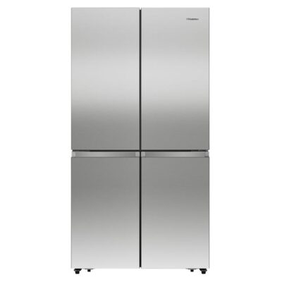 Hisense 610L PureFlat French Door Fridge Mark-resistant Stainless Steel​ HRCD610TS