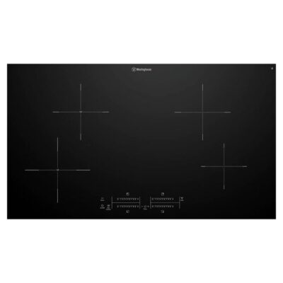 Westinghouse 90cm 4 zone induction cooktop with BoilProtect (2 zones), Hob2Hood, PowerBoost, Pause and touch controls WHI943BD