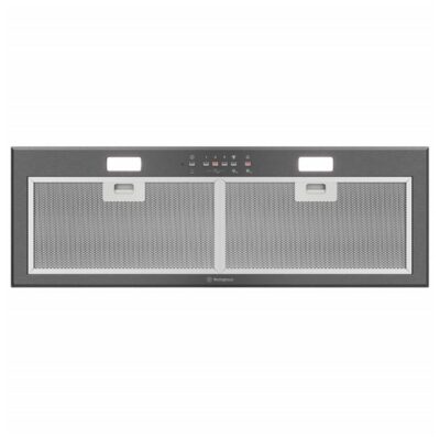 Westinghouse 86cm integrated rangehood with Hob2Hood, 800m3/hr extraction rate, 3 fan speed plus Boost WRI825BC