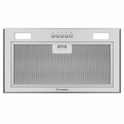 Westinghouse 52cm integrated rangehood with 680m3/hr extraction rate, 3 fan speed, LED lighting WRI515SC
