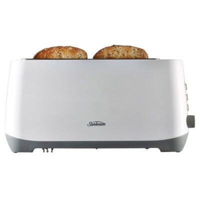 Sunbeam Rise Up 4 Slice Toaster White TAP0003WH