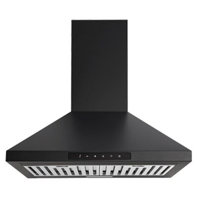 Euromaid 60cm Pyramid Canopy Rangehood, Matte Black CPT6MB