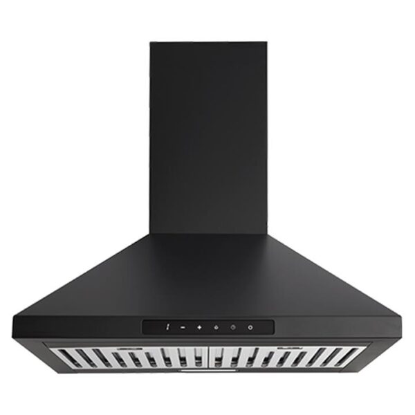 Euromaid 60cm Pyramid Canopy Rangehood, Matte Black CPT6MB