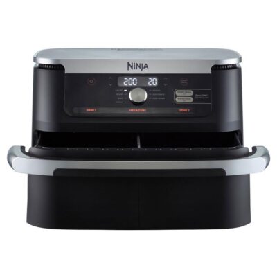 Ninja XXXL FlexDrawer Air Fryer, Black/Silver AF500