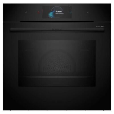 Bosch Series 8 Built-in oven with steam function 60 x 60 cm Black HSG958DB1A