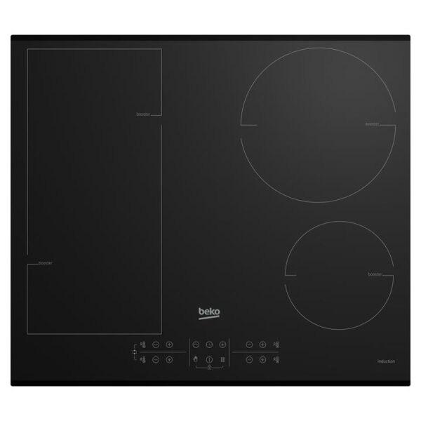 Beko Induction 60 cm Built-In Cooktop with Indyflex Zone BCT600IG
