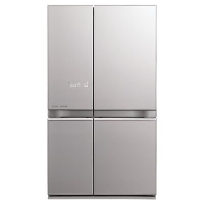 Mitsubishi Electric 580L L4 Glass Mini French Door - Argent Silver MRLA580ERGSL