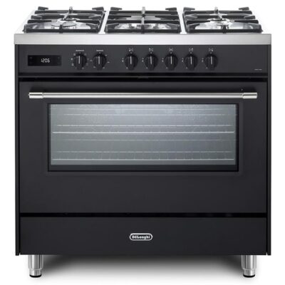De'Longhi 90cm Freestanding Deluxe Dual Fuel Cooker - Anthracite DEF1407A