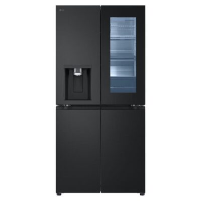 LG 508L Slim French Door Fridge in Matte Black Finish GF-V500MBLC