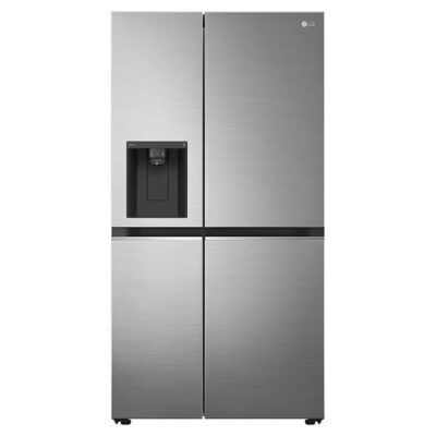 LG 635L Side by Side Frost Free Non Plumbed Fridge in Stainless Finish GS-N600PL