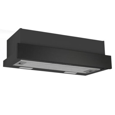 Omega 60cm Slide-out Rangehood - Matte Black ORT6WBA