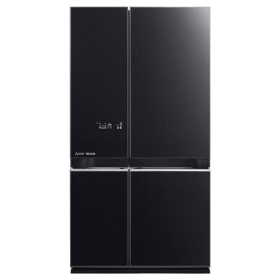Mitsubishi Electric 635L French Door Fridge - Black Glass MRLA635ERGBKA