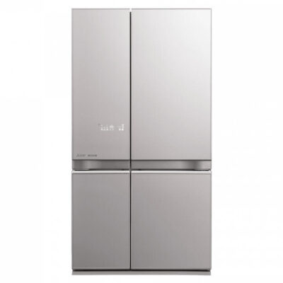 Mitsubishi Electric 635L French Door Fridge - Silver Glass MRLA635ERGSLA
