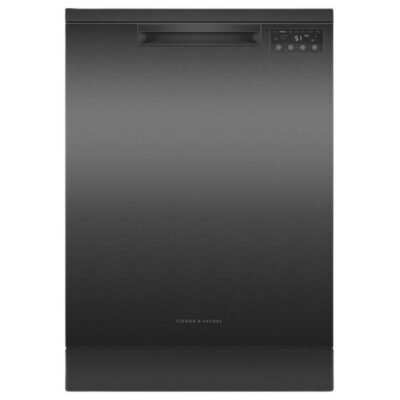 Fisher & Paykel Series 7, 15 Place, Freestanding Dishwasher, Sanitise, Black Stainless Steel DW60FC4B2