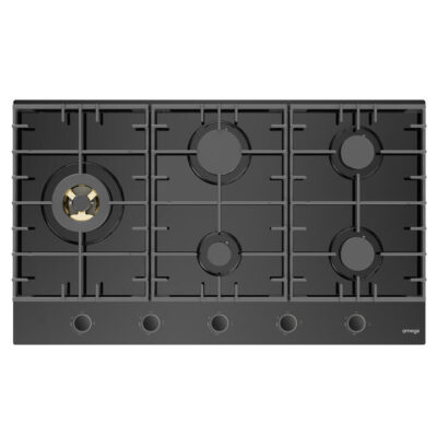 Omega 90cm Gas on Glass Cooktop OCGG905WB