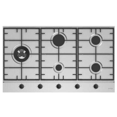 Omega 90cm Gas Cooktop - Stainless Steel OCG905WX