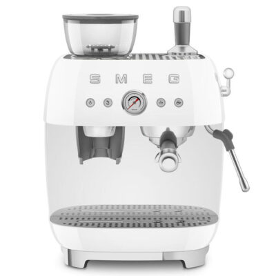 Smeg Espresso Coffee Machine - White EGF03WHAU