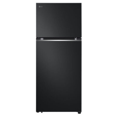 LG 375L Top Mount Fridge in Matte Black Finish GT-5MB