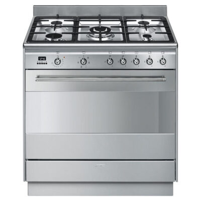 Smeg 90cm Dual Fuel Freestanding Cooker FS9606XS
