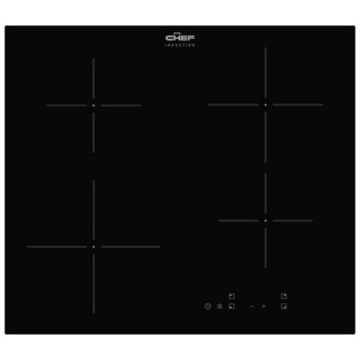 Chef 60cm 4 Zone Induction Cooktop CHI644BC