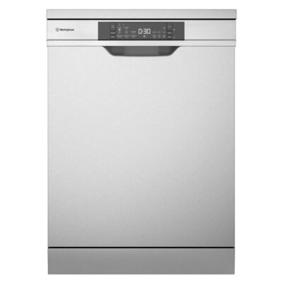 Westinghouse 60cm Freestanding Dishwasher, Stainless Steel, with 15 Place Settings WSF6608XB