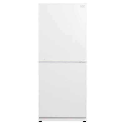 Mitsubishi Electric HGS Glass Series 421L Bottom Mount - Glacier White MR-HGS421EX-GWH-A